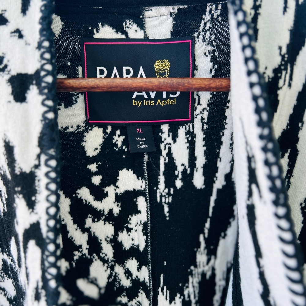 RARA AVIS by Iris Apfel XL Mixed Animal Print Statement Cardigan | $198 Retail - Picture 5 of 14